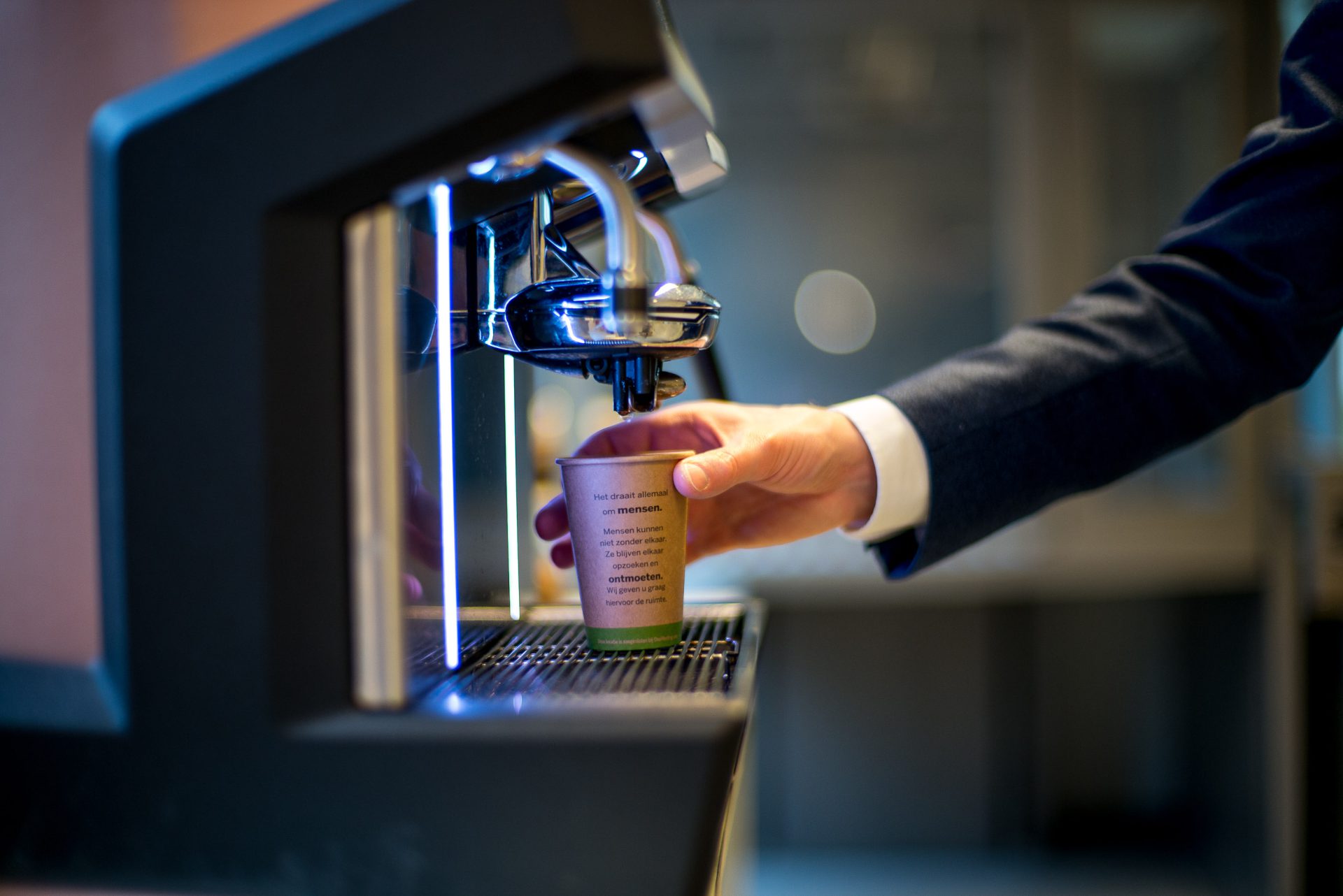 Eenhoorn koffiemachine vergaderlocatie